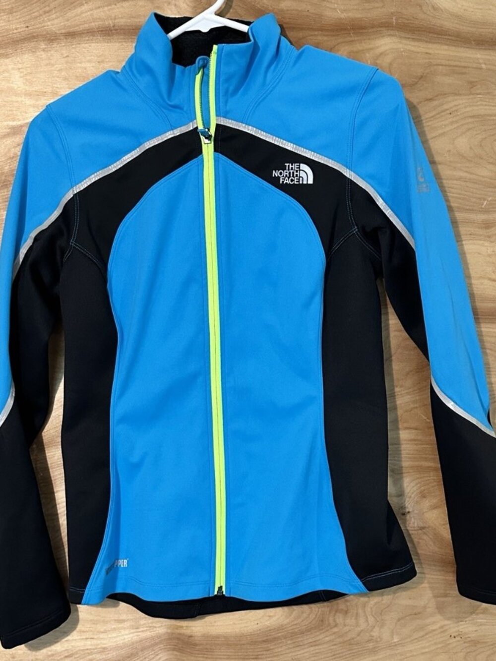 The North Face Full Zip Jacket Women M Flight Series Windstopper FlashDry -EUC